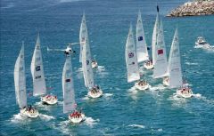 The man under the kite