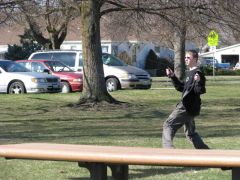 Close up in the park