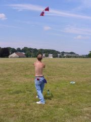 flying the EXP at savin rock- west haven, CT