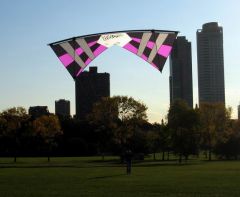 Flying my B at the lakefront .JPG