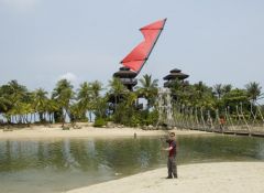 Sentosa Island flying