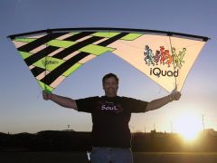 Custom I-Quad kite by Bazzar