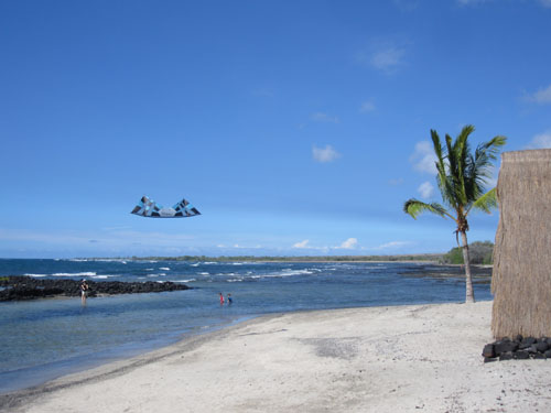 Flying in Hawaii